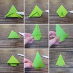 Simple origami Christmas tree tutorial with pictures – The Craft Fantastic